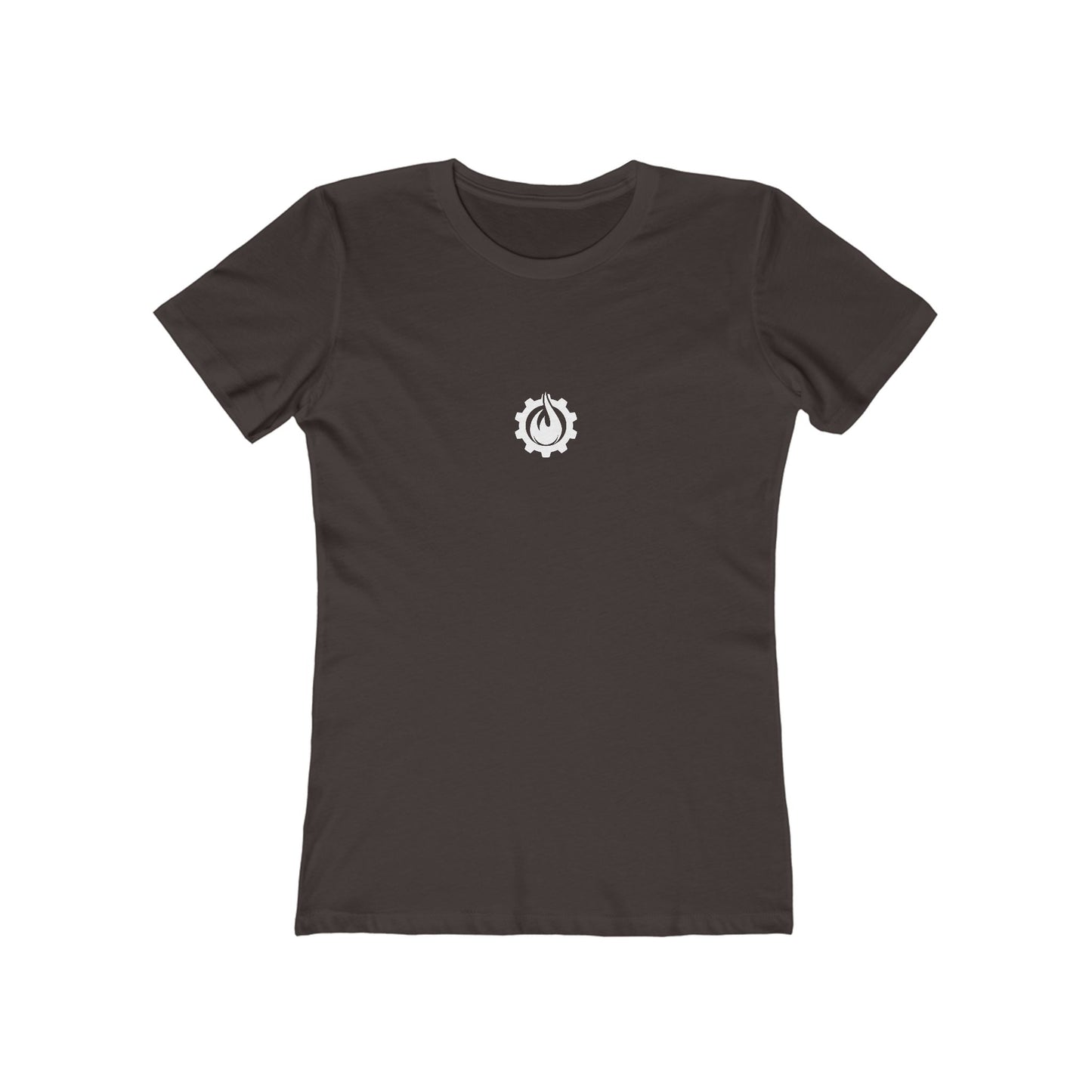 Fireball Gear - Flame & Gear - White - Women's Slim Fit - Fitness T-shirt