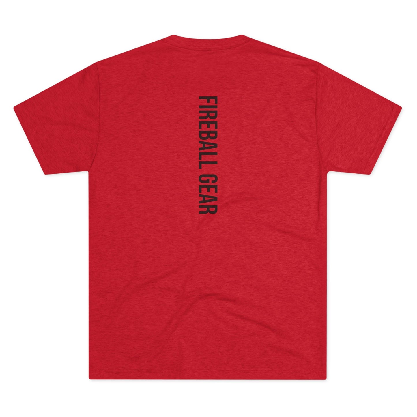 Fireball Gear - Flame & Gear - Black - Fitness Triblend T-shirt