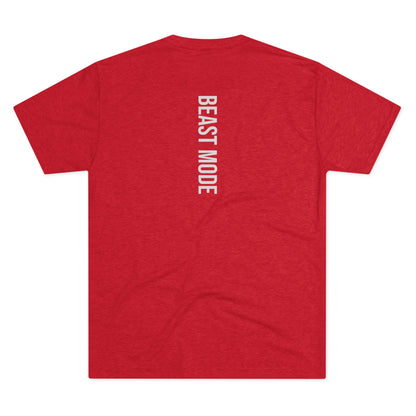 Beast Mode Series - Thick Skin, Thicker Quads - Fitness Triblend T-shirt