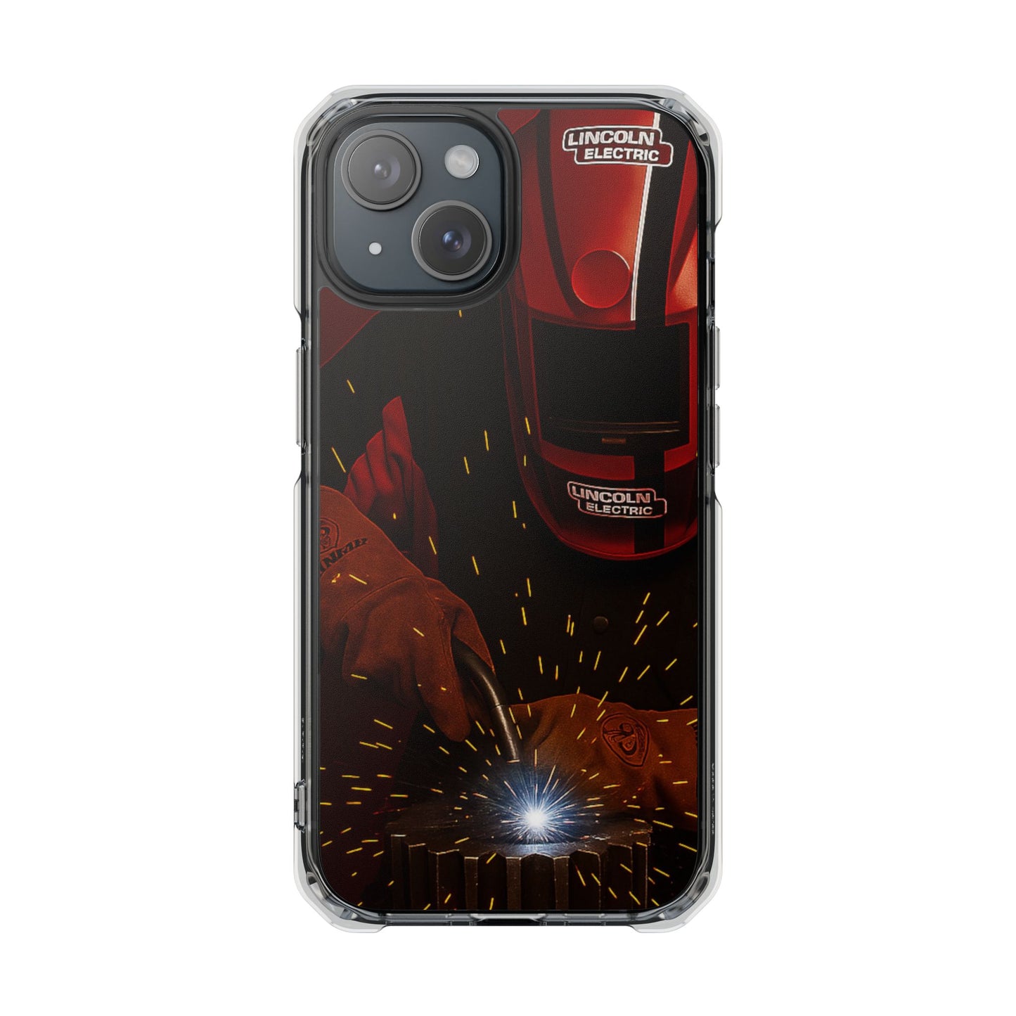 Lincoln Welder - Magnetic Clear Impact iPhone Cases
