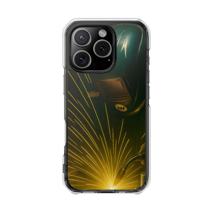 Miller Welder - Magnetic Clear Impact iPhone Cases