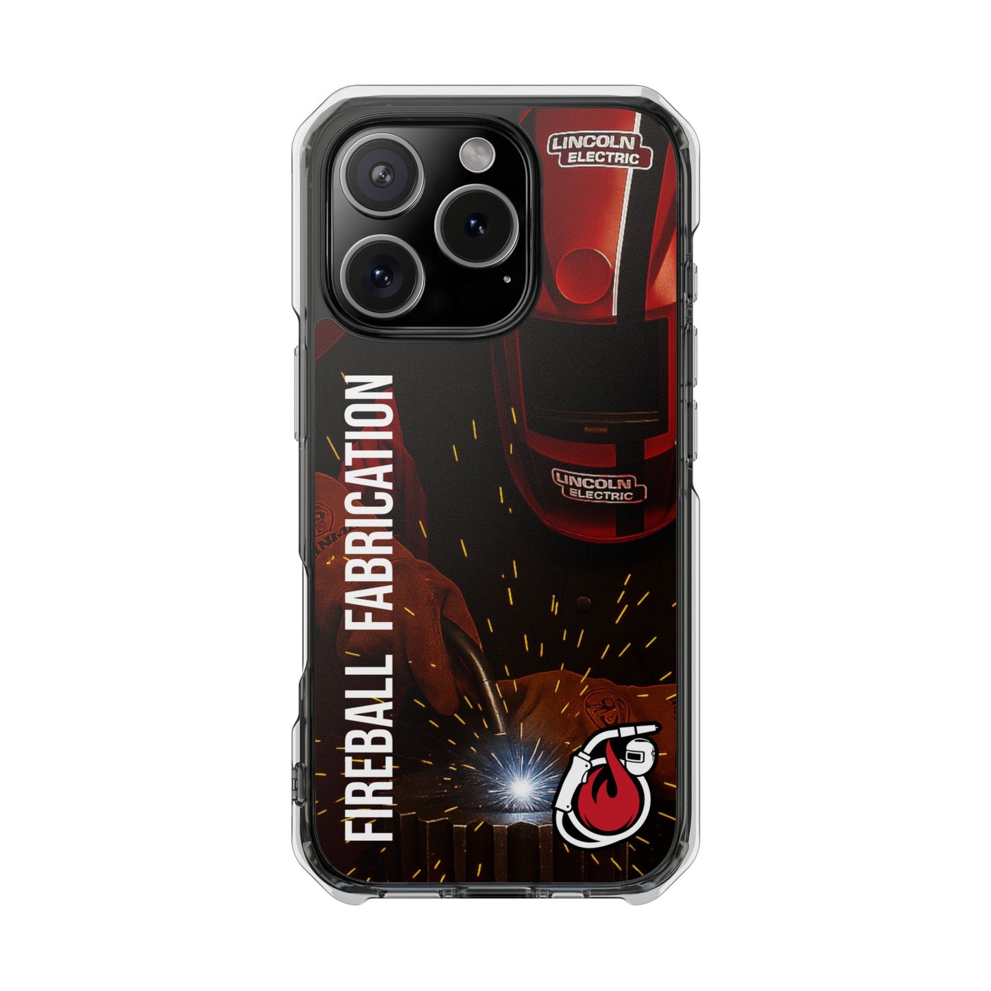 Fireball Fabrication - Magnetic Clear Impact iPhone Cases