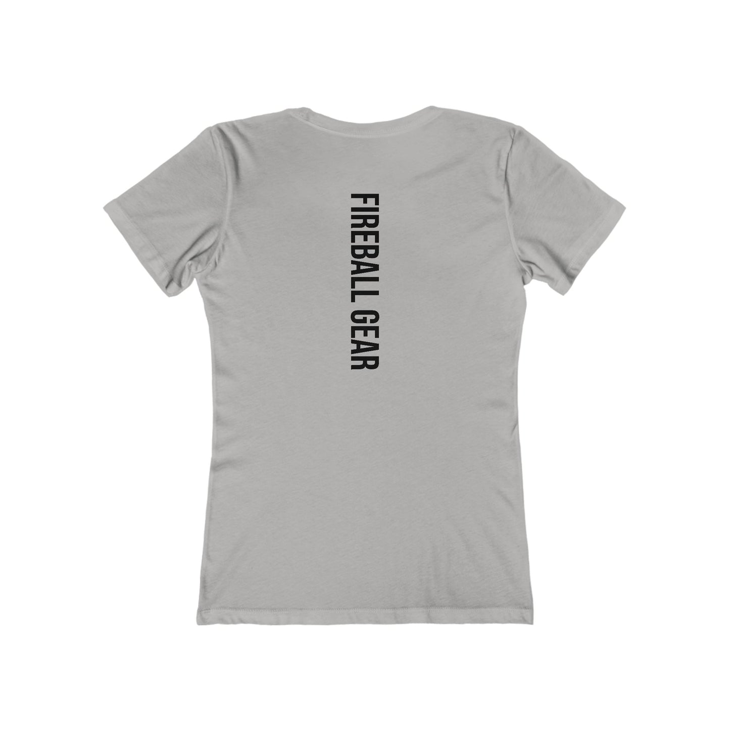 Fireball Gear - Flame & Gear - Black - Women's Slim Fit - Fitness T-shirt