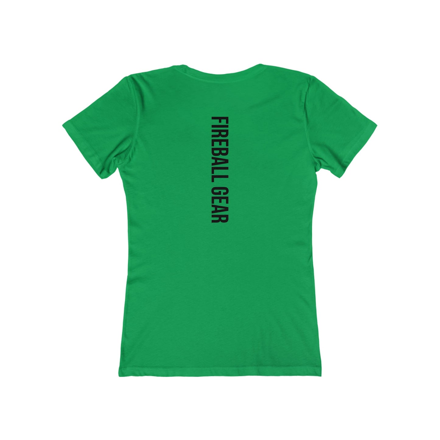 Fireball Gear - Flame & Gear - Black - Women's Slim Fit - Fitness T-shirt