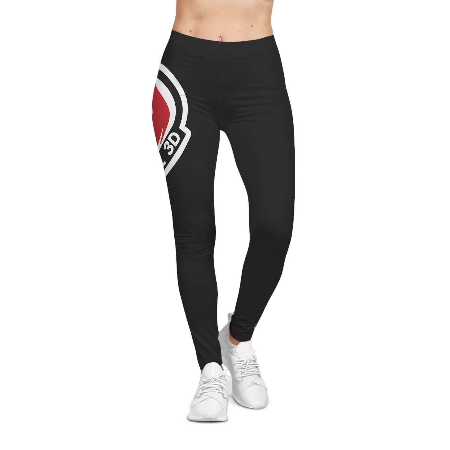 Fireball 3D Women's Leggings - Black