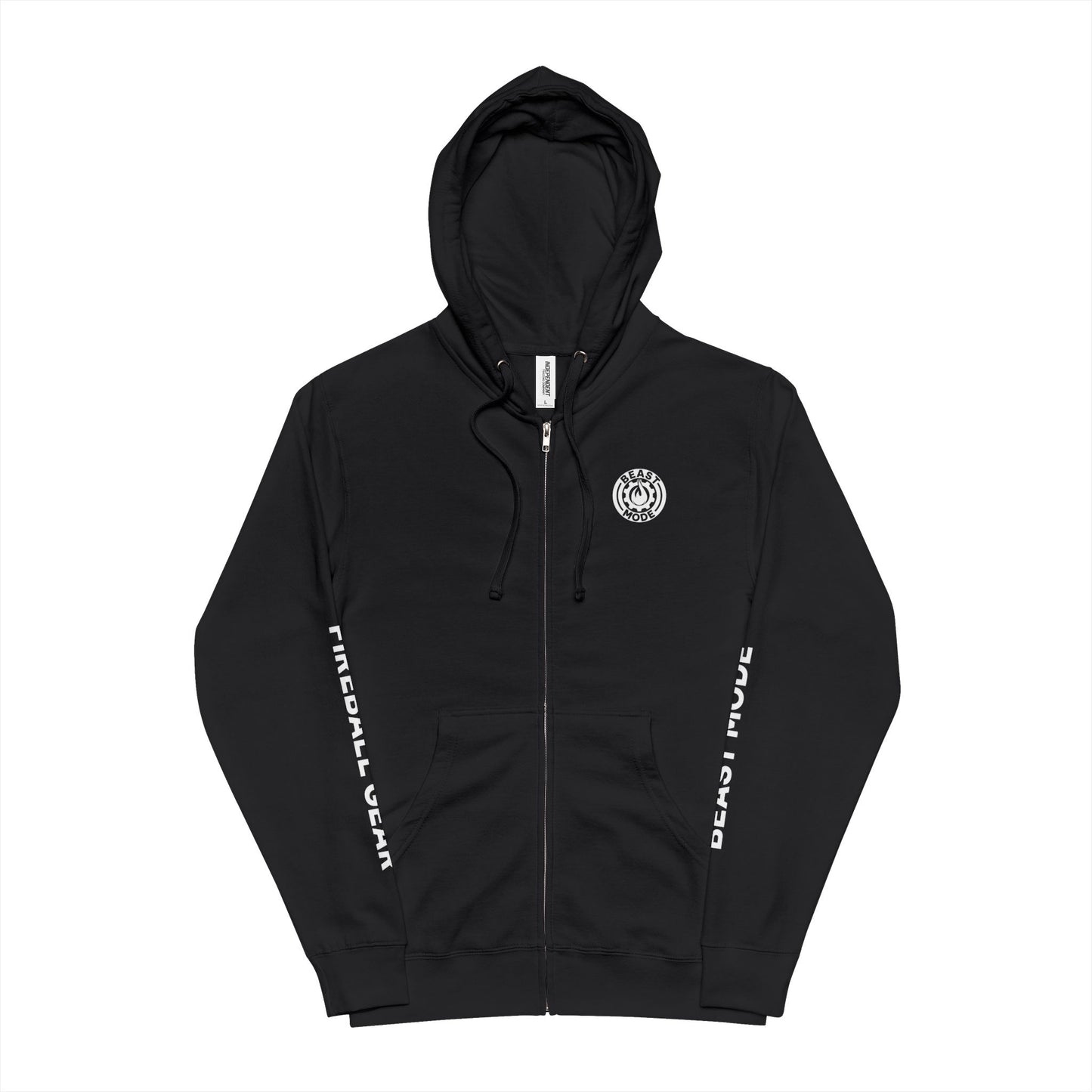 Beast Mode Series – Cheetah Kickboxing – Train at Top Speed – Fitness Zip-Up Lightweight Hoodie