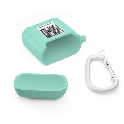 Beast Mode AirPods Case Cover – Black & Red Flame Gear – Personalized with Your Gym Barcode