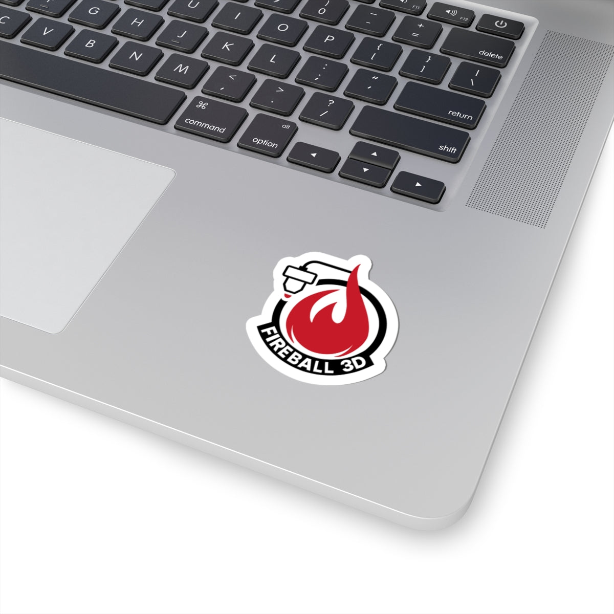 Fireball 3D - Logo Sticker