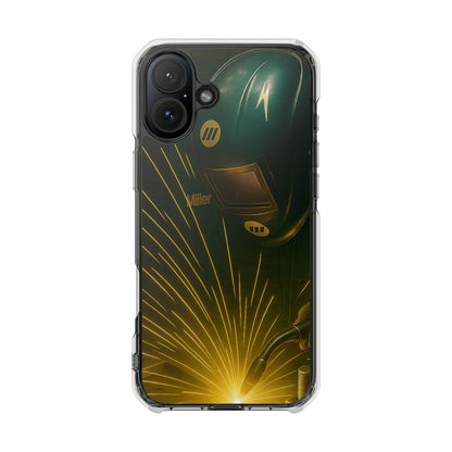Miller Welder - Magnetic Clear Impact iPhone Cases