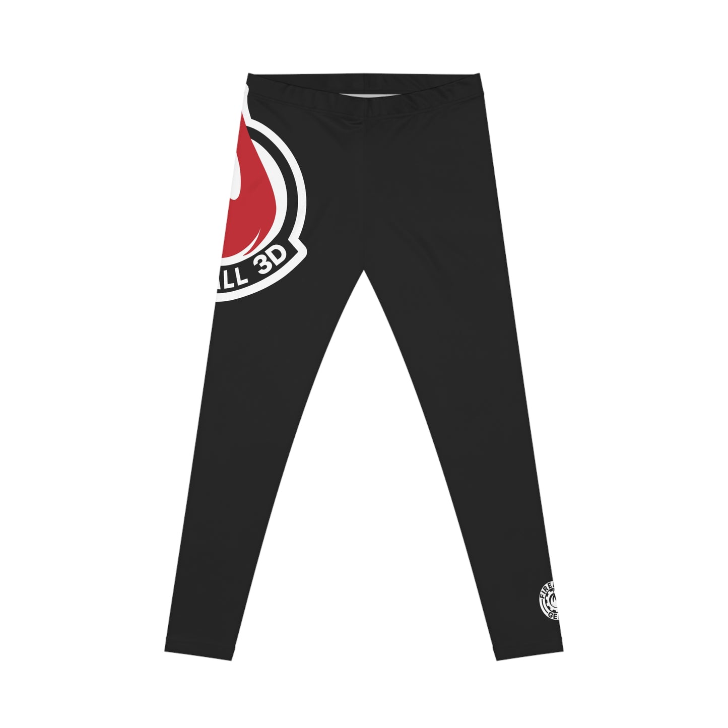 Fireball 3D Women's Leggings - Black